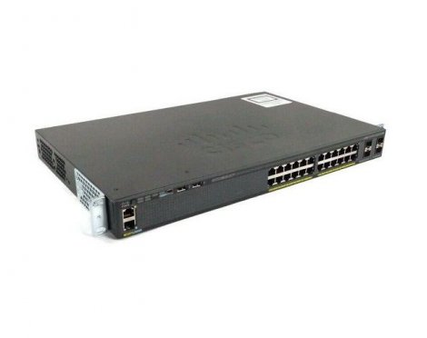Cisco WS-C2960X-24TS-L | Catalyst 2960-X Series 24 x Ports 10/100/1000Base-T + 4 x SFP Ports Layer 3 Managed 1U Rack-Mountable Gigabit Ethernet Network Switch