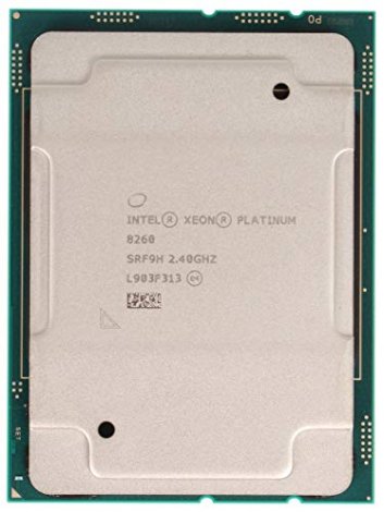 Intel CD8069504201101 | Xeon 24 Core Platinum 8260 2.4GHz 36MB Smart Cache 10.4Gt/s UPI Speed Socket FCLGA3647 14nm 165W Processor