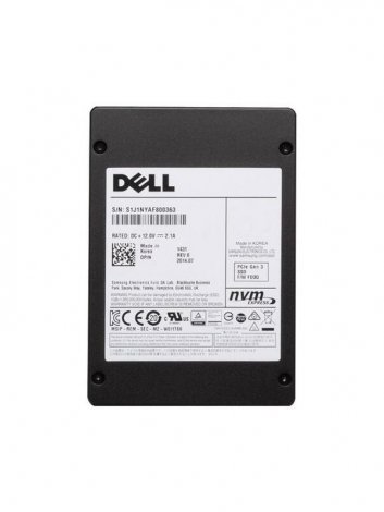 Dell 401-ABFL | 6.4TB Triple-Level Cell (TLC) PCIe 3.0 x4 NVMe Mixed Use U.2 2.5-inch Solid State Drive