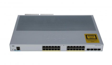 Cisco C1000-24T-4X-L | Catalyst 1000 Series 1000-24T-4X 24 x RJ-45 Ports 10/100/1000Base-T + 4 x SFP+ Uplink Ports Layer 2 Managed Rack-mountable Gigabit Ethernet Network Switch