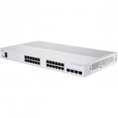 Cisco CBS350-24P-4X | Business 350 Series CBS350-24P 24 x Ports 10/100/1000Base-T + 4 x SFP Layer 2 Managed Gigabit Ethernet Network Switch