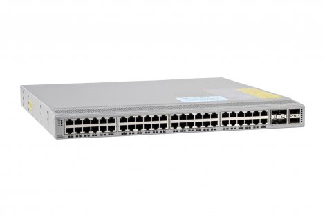 Cisco N9K-C92348GC-X | Nexus 9200 Series 92348GC 48 x 1000Base-T + 4 x Ports SFP28 + 2 x Ports QSFP28 Layer 3 Managed 1U Rack-Mountable Gigabit Ethernet Network Switch