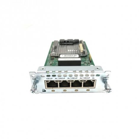 Cisco NIM-4MFT-T1/E1= | 4-Ports Multiflex Trunk Voice/Clear Channel Data T1/E1 Module