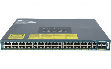 Cisco WS-C4948-E-RF | Catalyst 4900 Series 4948 48 x RJ-45 Ports 10/100/1000Base-T + 4 x SFP Ports Layer 3 Managed Rack-mountable Gigabit Ethernet Network Switch