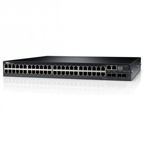 Dell N3048 | PowerSwitch N3000 Series 48 x RJ-45 Ports 10/100/1000Base-T + 2 x SFP+ Ports + 2 x Combo SFP Ports 1000Base-T Layer 3 Managed 1U Rack-mountable Gigabit Ethernet Network Switch