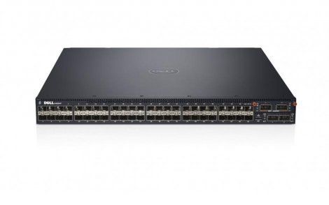 Dell 8V91F | PowerConnect N4000 Series N4064F 48 x SFP+ Ports 10GBase-X + 2 x QSFP+ Ports Layer 3 Managed 1U Rack-Mountable Gigabit Ethernet Network Switch