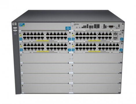HP J9533A#ABA | ProCurve E5412-92G-PoE 92-Ports with 2 x SFP Layer-4 Managed v2 zl Gigabit Ethernet Switch