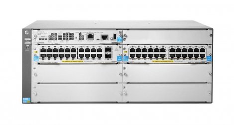 HP JL003A | 5400 zl2 Series 5406R 44GT PoE+ / 4SFP+ v3 44 x RJ-45 Ports PoE+ 10/100/1000Base-T + 4 x SFP+ Ports + 4 x Expansion Module Slots Layer 3 Managed Rack-mountable Gigabit Ethernet Network Switch