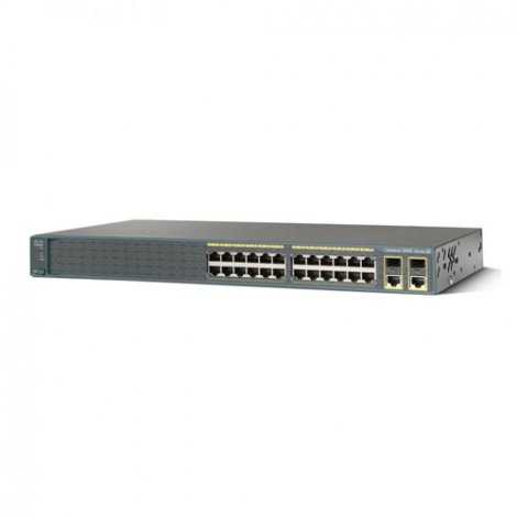 Cisco WS-C2960-48PSTL-RF | Catalyst 2960 Series C2960-48PST 48 x RJ-45 Ports PoE+ 10/100Base-TX + 2 x RJ-45 GBE Ports + 2 x SFP Ports Layer 3 Managed 1U Rack-mountable Fast Ethernet Network Switch