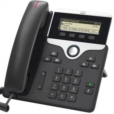 CP-7821-W-K9 | Cisco 7821 2-Lines Dual-Port Ethernet 3.5-inch LCD IP Phone