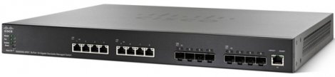 Cisco SG550XG-8F8T-K9 | 550X SG550XG-8F8T 8 x Ports 10GBase-T + 8 x Ports SFP+ Layer 3 Managed Stackable Gigabit Ethernet Network Switch
