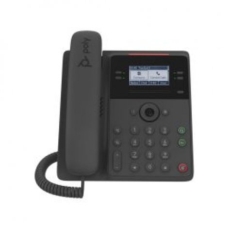 HP 82M84AA | Poly Edge B30 4-Lines Dual-Port Ethernet 2.8-inch Monochrome LCD VoIP Phone