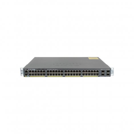 Cisco WS-C2960X-48FPS-L-STACK | Catalyst 2960X Series C2960X-48FPS 48 x RJ-45 Ports PoE+ 10/100/1000Base-T + 4 x SFP Ports Layer 2 Managed 1U Rack-mountable Gigabit Ethernet Network Switch