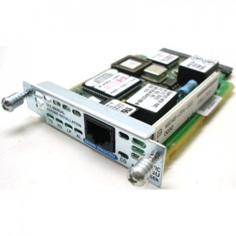 Cisco HWIC-1DSU-56K4= | 1-Port 4-Wire 56/64 Kb/s CSU/DSU WAN Interface Card