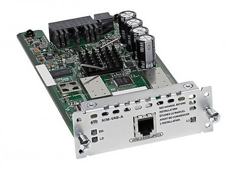 NIM-VAB-A= | Cisco 1-Port VDSL2/ADSL2+ Network Interface Module Over POTS with Annex A