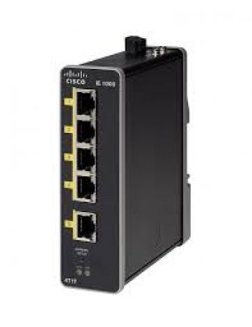 Cisco IE-1000-4T1T-LM-RF | Industrial Ethernet 1000 Series 5 x Ports 10/100Base-TX Layer 2 Managed Rail-mountable Fast Ethernet Network Switch