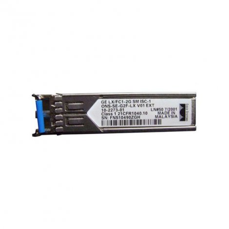 Cisco ONS-SC-GE-LX= | 1Gbps 1000Base-LX Single-Mode Fiber 1310nm 10km Duplex LC Connector SFP Transceiver Module