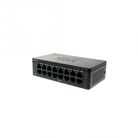 Cisco SF95D-16-SG | Small Business 95 Series SF95D-16 16 x Ports 10/100Base-T Unmanaged Fast Ethernet Network Switch