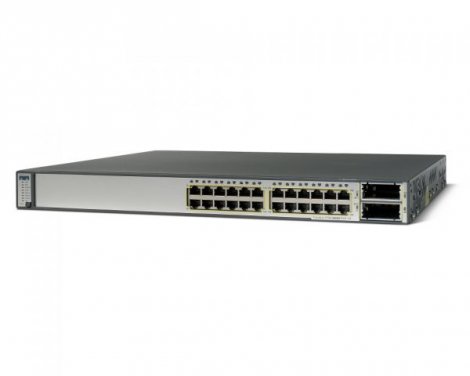 Cisco WS-C3750E-24TD-SD | Catalyst 3750E Series 3750E-24TD 24 x RJ-45 Ports 10/100/1000Base-T + 2 x SFP+ X2-Based Layer 3 Managed Rack-mountable Gigabit Ethernet Network Switch