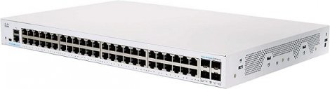 Cisco CBS250-48T-4G-BR | Business 250 CBS250-48T-4G 48 x Ports PoE+ 10/100/1000Base-T + 4 SFP Ports Layer 2 Managed Rack-mountable Gigabit Ethernet Network Switch