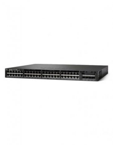 Cisco WS-C3850G-48PS-S | Catalyst 3850 Series 3850-48P 48 x RJ-45 Ports PoE+ 10/100/1000Base-T Layer 3 Managed Rack-mountable Gigabit Ethernet Network Switch