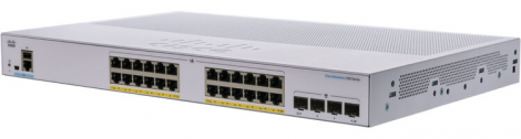 Cisco CBS250-24FP-4G-NA | Business 250 CBS250-24FP-4G 24 x Ports PoE+ 10/100/1000Base-T + 4 SFP Ports Layer 2 Managed Rack-mountable Gigabit Ethernet Network Switch