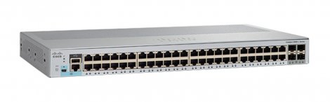 Cisco WS-C2960L-SM-48TS | Catalyst 2960-L Series 48 x Ports 10/100/1000Base-T + 4 x SFP Ports Layer 2 Managed 1U Rack-Mountable Gigabit Ethernet Network Switch