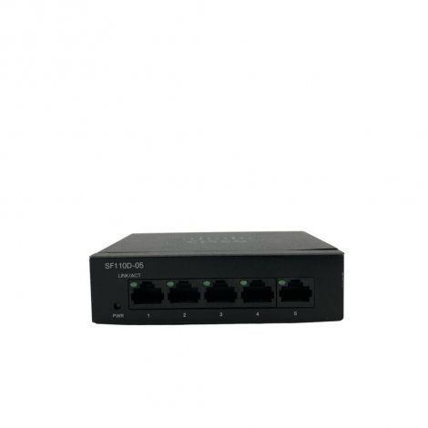 Cisco SF110D-05 | Small Business PoE RJ-45 16-Port X 10/100Base-TX Unmanaged Wall-Mountable Fast Ethernet Desktop Switch