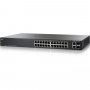 Cisco SF200E-24P-AU | Small Business 200E Series SF200E-24P 24 x Ports PoE 10/100Base-T + 2 x Ports Combo SFP (mini-GBIC) Layer 2 Managed Fast Ethernet Network Switch