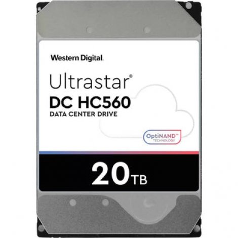 Western Digital 0F38652 | Ultrastar DC HC560 20TB SAS 12GB/s 7200RPM 512MB Cache (512e / SE) 3.5-inch Internal Hard Drive