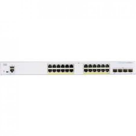 Cisco CBS350-24FP-4G | Business 350 Series 24 x RJ-45 Ports PoE+ 10/100/1000Base-T 4 x SFP Ports Layer 3 Managed Rack-mountable Gigabit Ethernet Network Switch