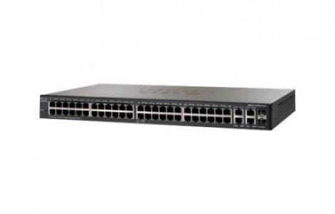 Cisco SF300-48PP-K9NA-RF | Small Business 300 Series SF300-48PP 48 x Ports PoE+ 10/100Base-T + 2 x Ports SFP + 2 x Ports Combo SFP (Mini-GBIC) Layer 3 Managed Fast Ethernet Network Switch