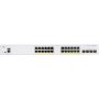 Cisco CBS350-24FP-4G | Business 350 Series 24 x RJ-45 Ports PoE+ 10/100/1000Base-T 4 x SFP Ports Layer 3 Managed Rack-mountable Gigabit Ethernet Network Switch