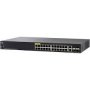 Cisco SG350-28SFP-K9-JP | Small Business 350 Series SG350-28SFP 24 x Ports SFP 10/100/1000Base-T + 2 x Ports Copper Combo SFP + 2 x Ports SFP Rack-Mountable Layer 3 Managed Gigabit Ethernet Network Switch