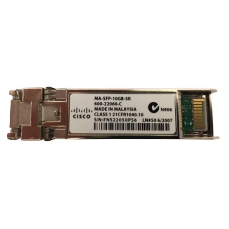 Cisco SFP-10GB-SR | Multi-mode 10Gbps 10GBase-SR Fiber 300m 850nm Duplex LC Connector SFP+ Transceiver Module