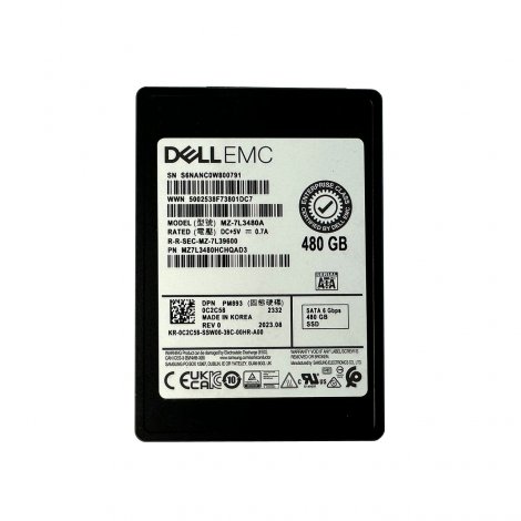 Dell C2C58 | 480GB SATA 6GB/s Mix Use TLC 2.5-inch Solid State Drive (SSD)