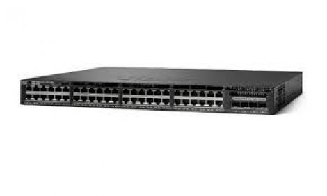 Cisco C3650-48TS-E | Catalyst 3650 Series 48-Ports 10/100/1000Base-T Ethernet Layer 3 Rack-mountable Managed Network Switch with 4-Ports SFP