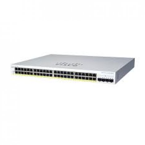 Cisco CBS220-48T-4X | Business 220 Series 48 x Ports 10/100/1000Base-T + 4 x SFP+ Ports Layer 2 Managed Rack-mountable Gigabit Ethernet Network Switch
