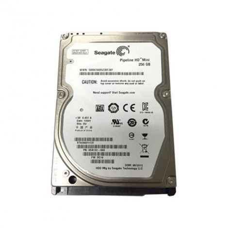 Seagate ST9250311CS | Pipeline HD Mini 250GB 5400RPM SATA 3Gbps 8MB Cache 2.5-inch Internal Hard Drive