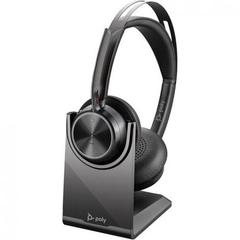 7S4L6AA | HP Poly Poly Voyager Focus 2 UC Headset +USB-A to USB-C Cable