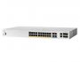 Cisco CBS350-24MGP-4X-NA | Business 350 Series CBS350-24MGP-4X 20 x RJ-45 Ports PoE+ 1000Base-T 4 x RJ-45 Ports PoE+ 2.5GBase-T 2 x Combo RJ-45/SFP+ Ports 2 x SFP+ Ports Layer 3 Managed Rack-Mountable Gigabit Ethernet Network Switch
