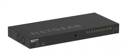 Netgear GSM4212P-111NAS | 8-Ports PoE+ 1000Base-T with 2x SFP Ports Layer 3 Managed Desktop Network Switch