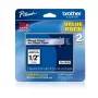 Brother TZE1312PK | TZ Label 12mm Tape Cartridge 2-Pack