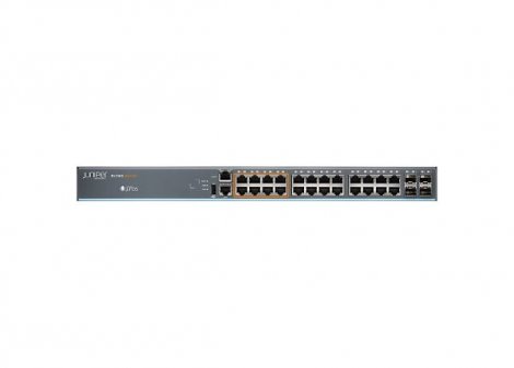 Juniper EX2300-24MP | EX2300 Series 24 x RJ-45 Ports PoE+ 10/100/1000Base-T + 4 x SFP+ Ports Layer 3 Managed Rack-mountable Gigabit Ethernet Network Switch