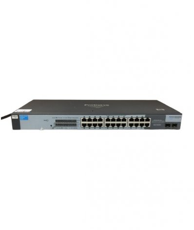 HP J9080A | ProCurve 1700 Series 1700-24 22-Ports RJ-45 10/100Base-TX + 2-Ports Dual Personality RJ-45/SFP (mini-GBIC) Layer 2 Managed Rack-mountable Fast Ethernet Network Switch