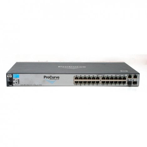 HP J9085A | ProCurve 2610 Series 2610-24 24-Ports RJ-45 10/100Base-TX + 2-Ports RJ-45 GE + 2-Ports SFP (miniGBIC) Layer 2 Managed Rack-mountable Fast Ethernet Network Switch