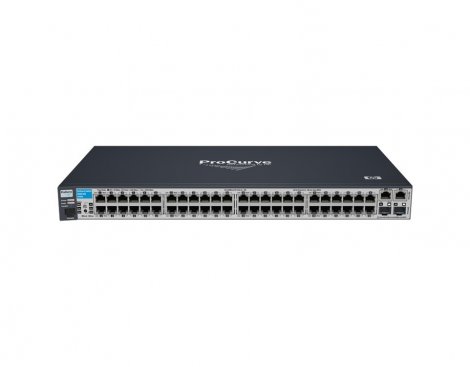 HP J9088A | ProCurve 2610 Series 2610-48 48-Ports RJ-45 10/100Base-TX + 2-Ports RJ-45 GE + 2-Ports SFP (miniGBIC) Layer 2 Managed Rack-mountable Stackable Fast Ethernet Network Switch