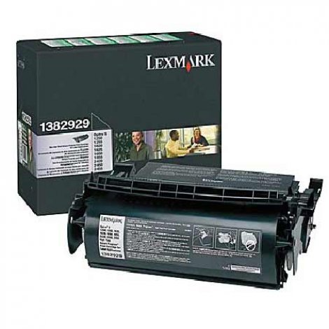 Lexmark 1382929 | Black High Yield Return Program Toner Cartridge