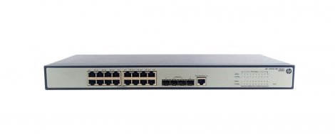 HP JE005A | ProCurve 1910 Series 1910-16G 16 x RJ-45 Ports 10/100/1000Base-T + 4 x SFP Ports Layer 3 Managed Rack-mountable Gigabit Ethernet Network Switch