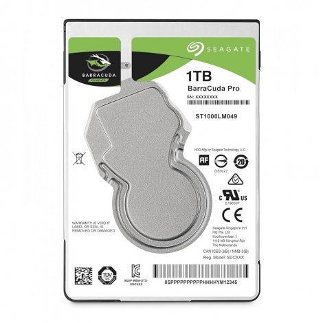 Seagate ST1000LM049 | 1TB 7200RPM SATA 6GB/s 2.5-inch Internal Hard Drive